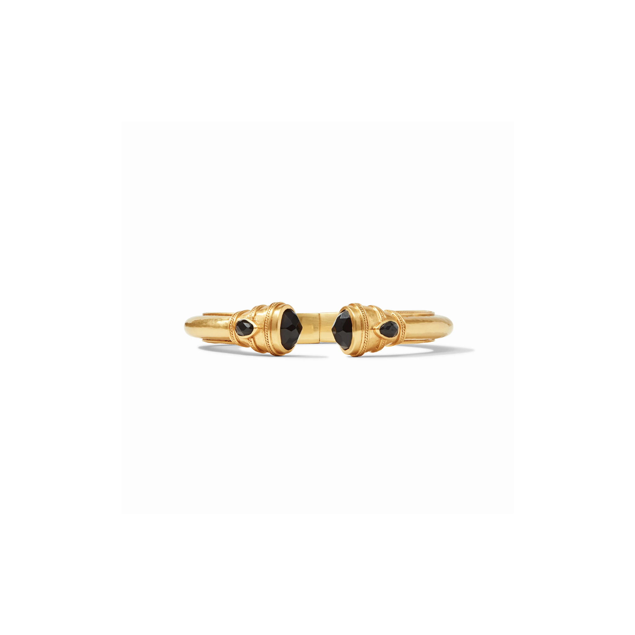 Cannes Demi Cuff -Obsidian Black/Gold