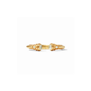 Cannes Demi Cuff -Iridescent Clear Crystal/Gold