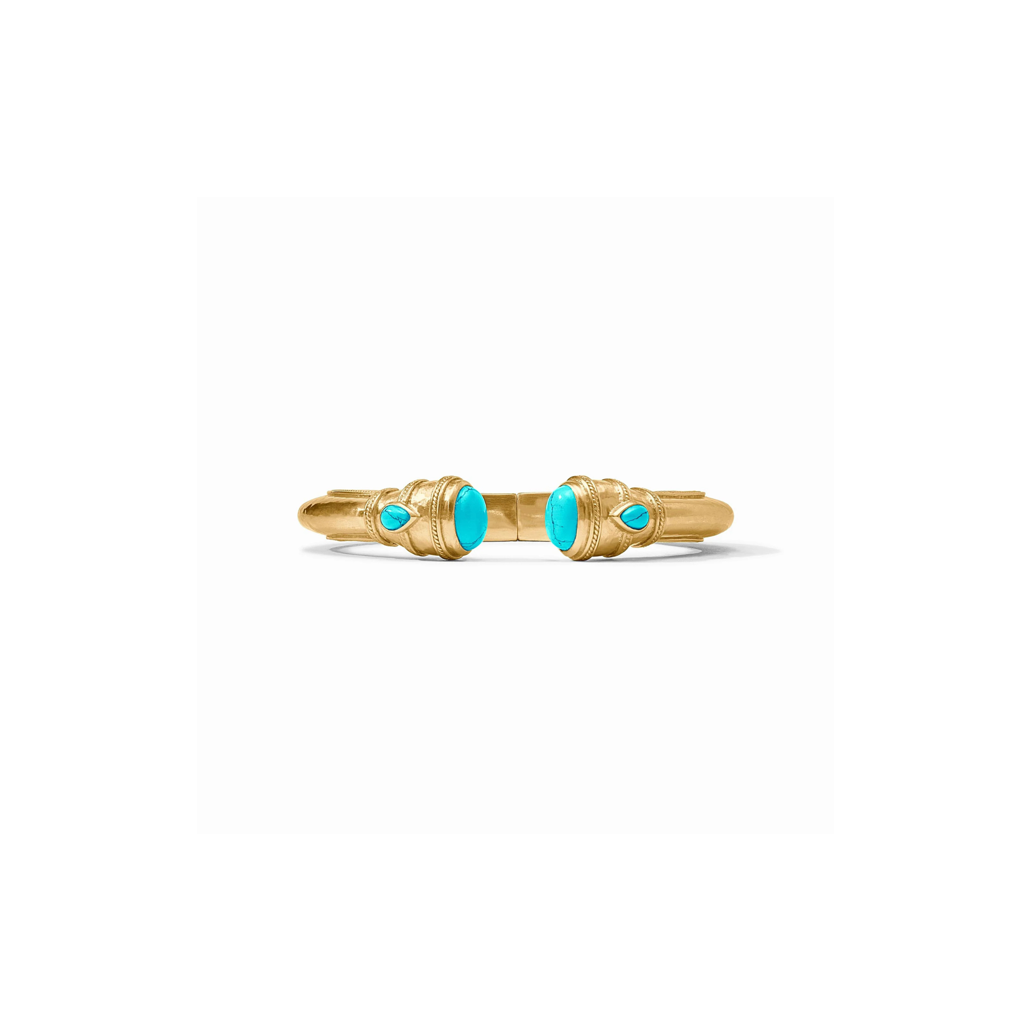 Cannes Demi Cuff -Turquoise Blue/Gold