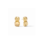 Catalina Earring -Iridescent Champagne/Gold