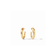 Hammered Hoop Earring -Gold (S)