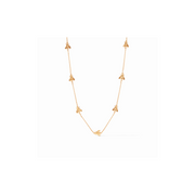 Bee Delicate Station Necklace -Gold