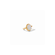 Coin Revolving Ring -Pearl/Gold (size 7)