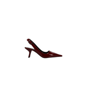 Patti Slingback Dress Sandal -Burgandy Naplak