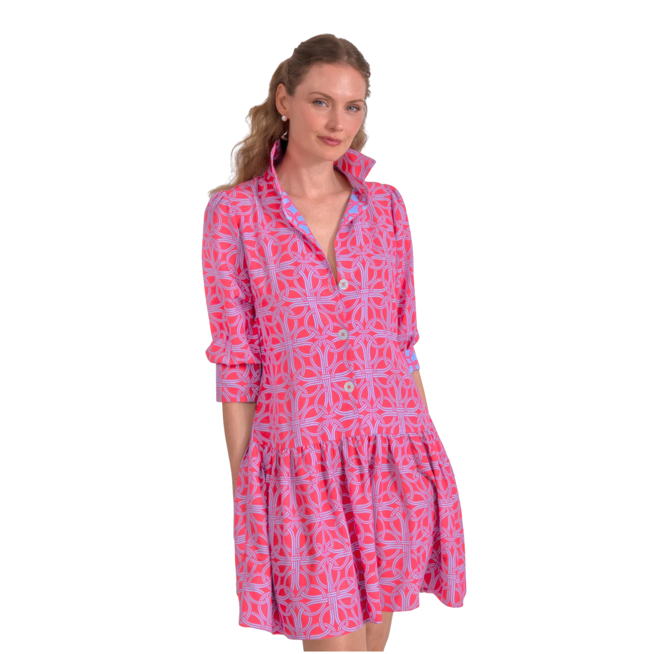 So Sweet Dress - Ring Toss Coral