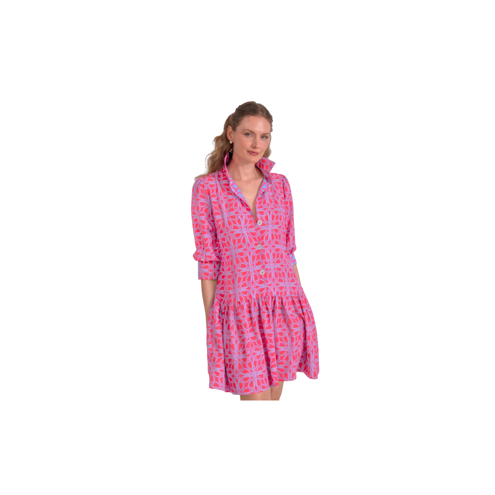So Sweet Dress - Ring Toss Coral