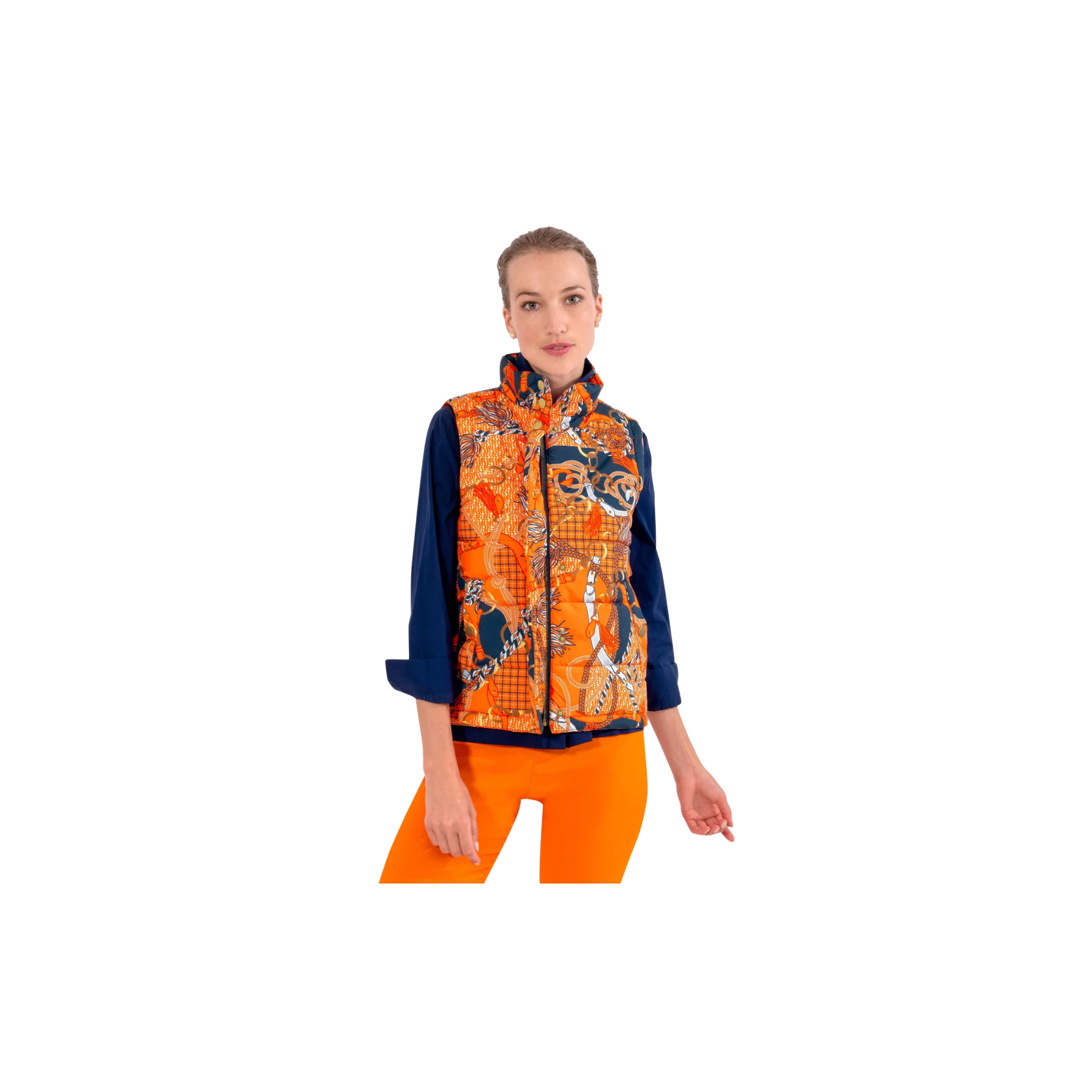 Puffer Vest -Ditto Orange