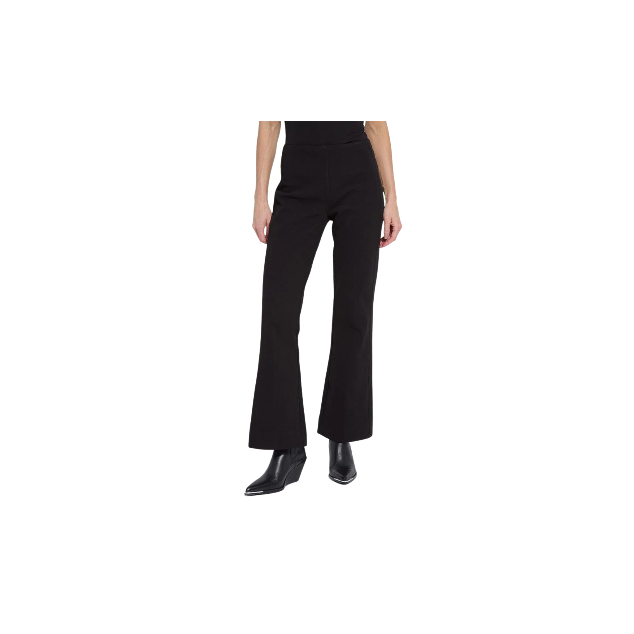 Alma Hi Waist Cavalry Trouser -Black
