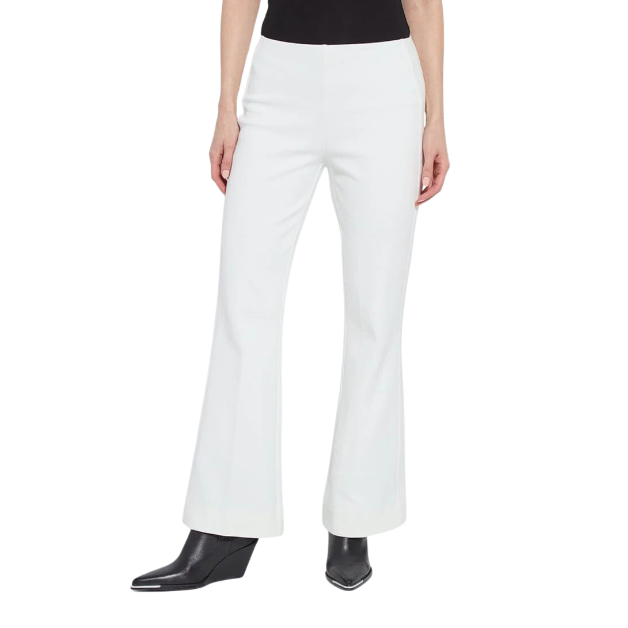 Lysse Alma Hi Waist Cavalry Trouser -Snow White