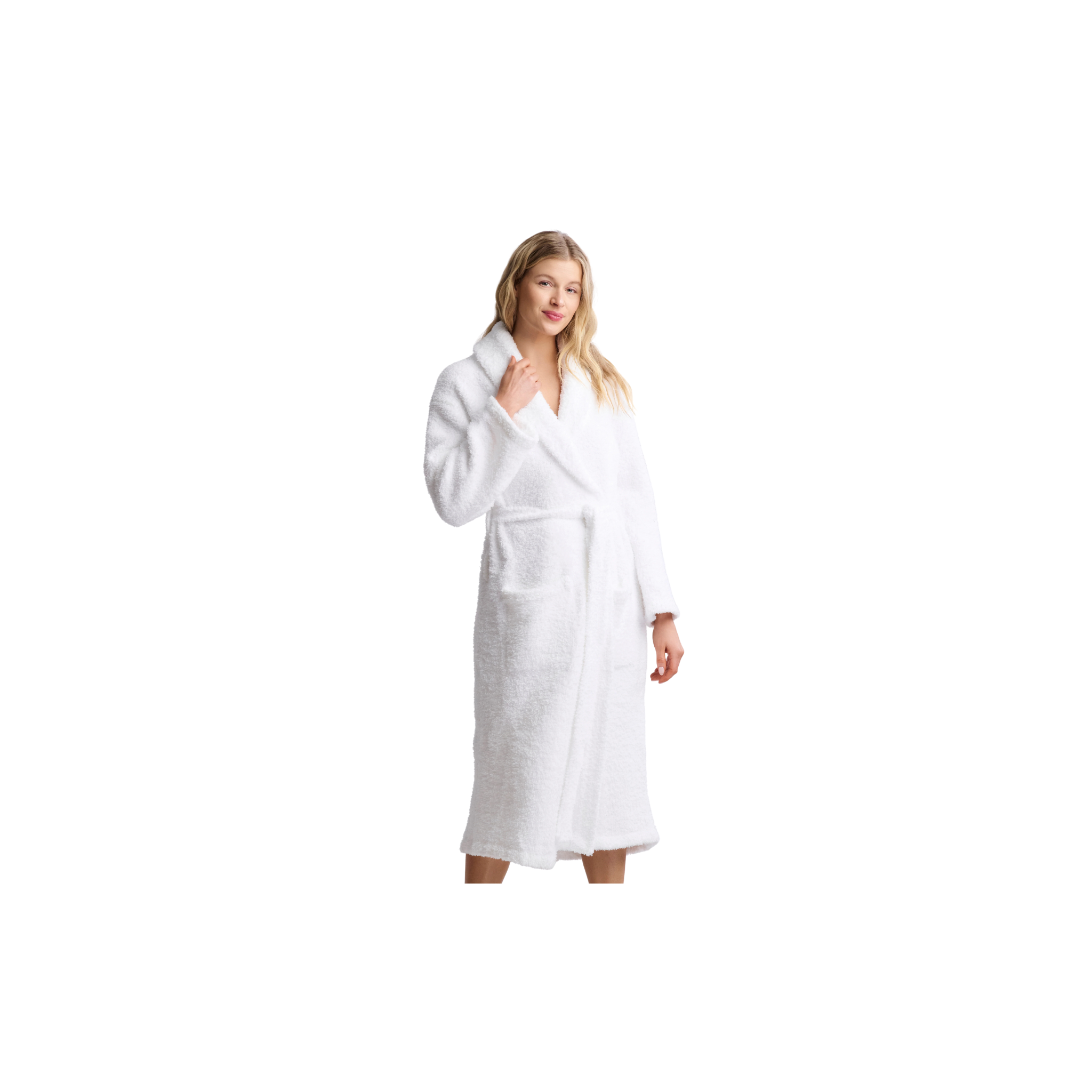 Barefoot Dreams CozyChic Adult Robe -White