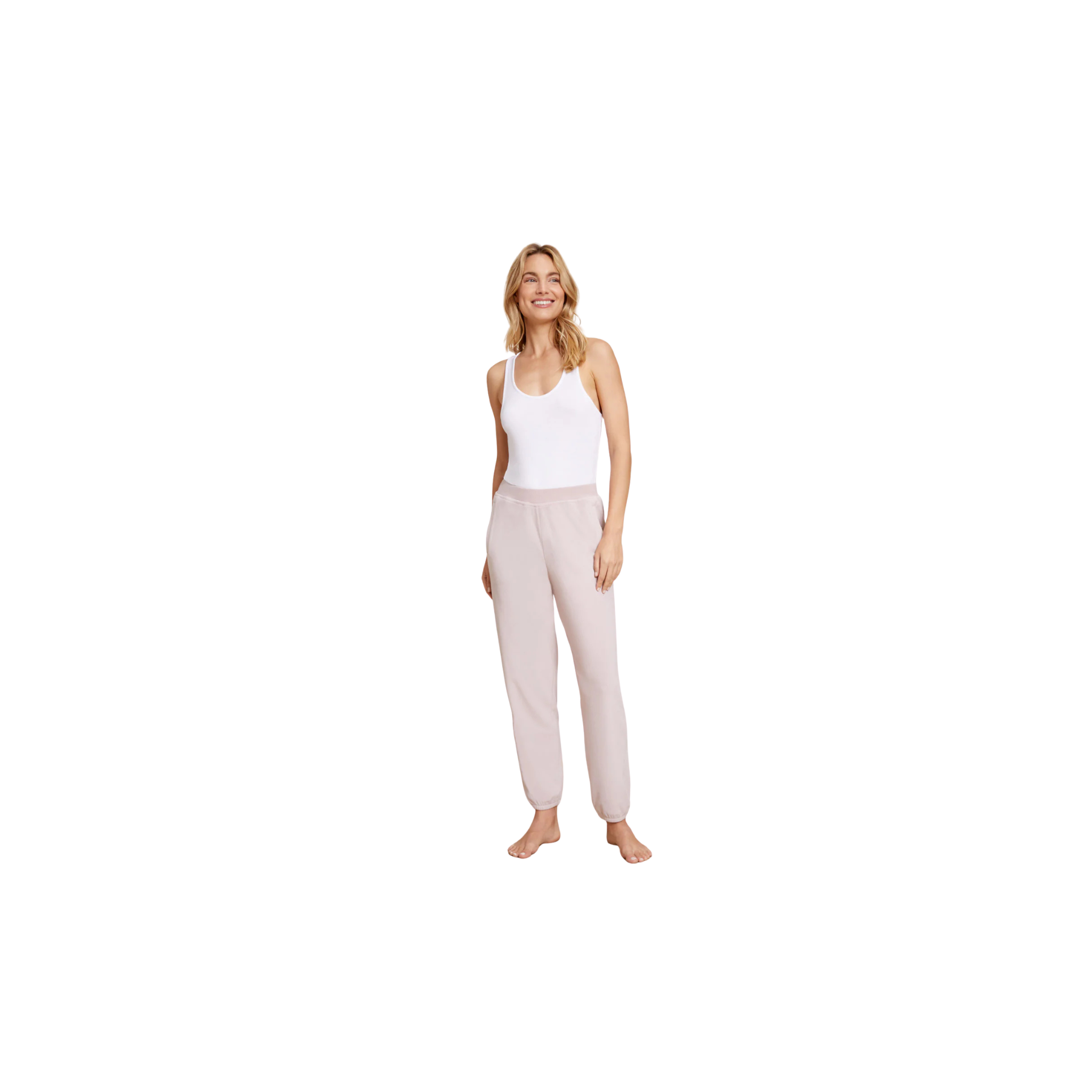 Barefoot Dreams LuxeChic Jogger -Faded Rose