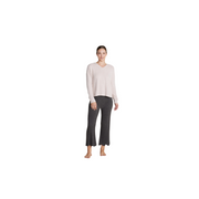 Barefoot Dreams CozyChic Lite® Diamond Pointelle Pullover -Chai