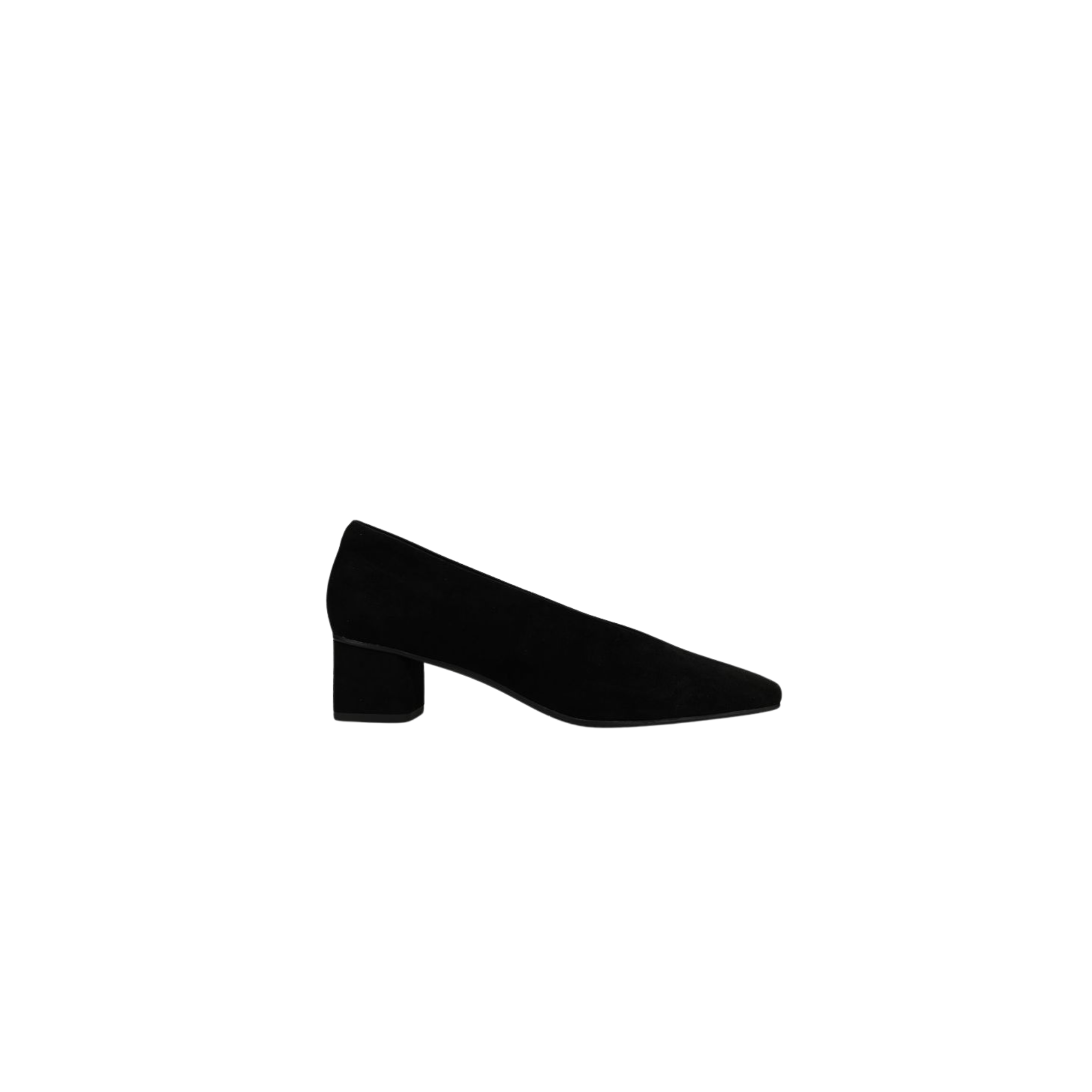 Solara Suede Pump - Black