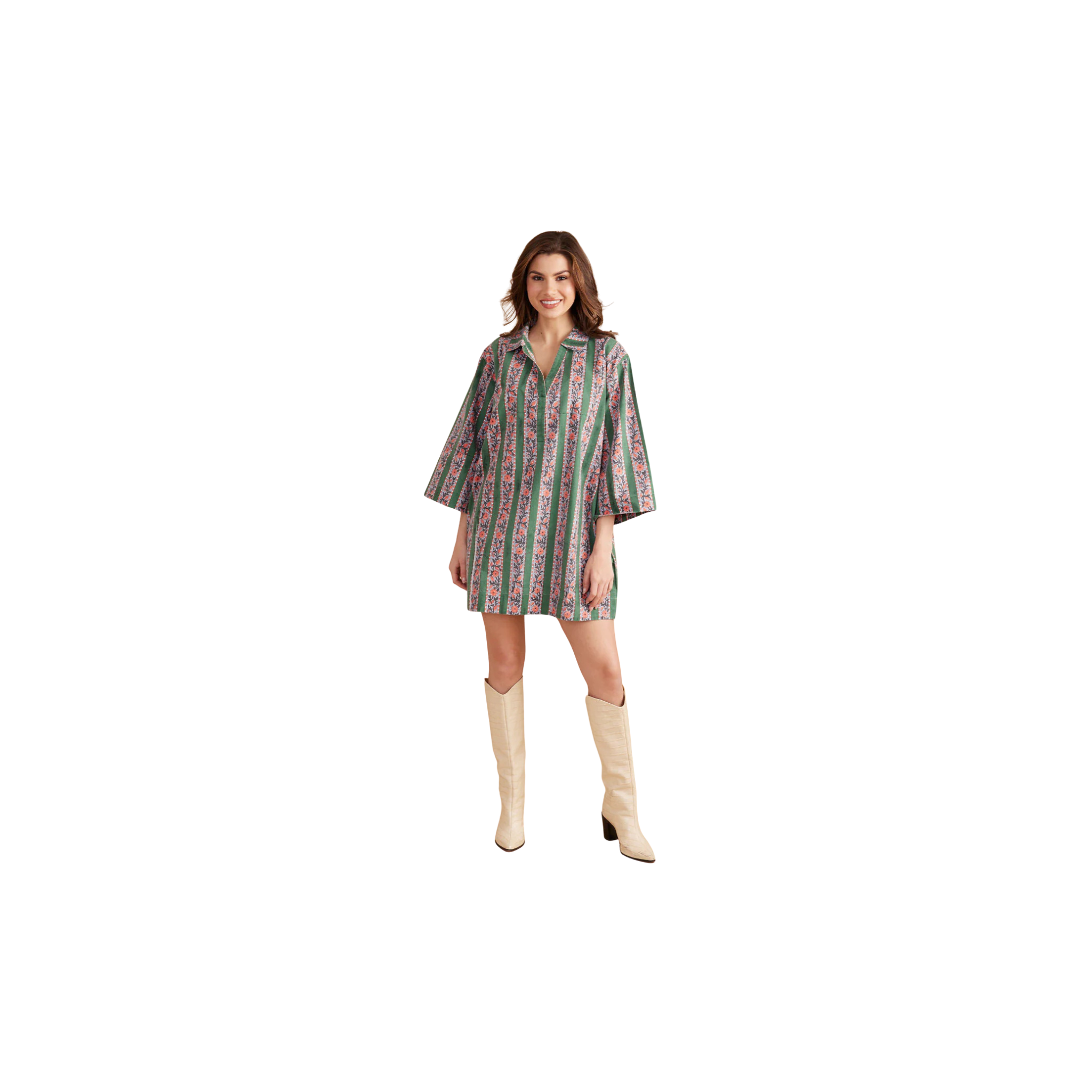 Double A Colette Dress -Floral Manor