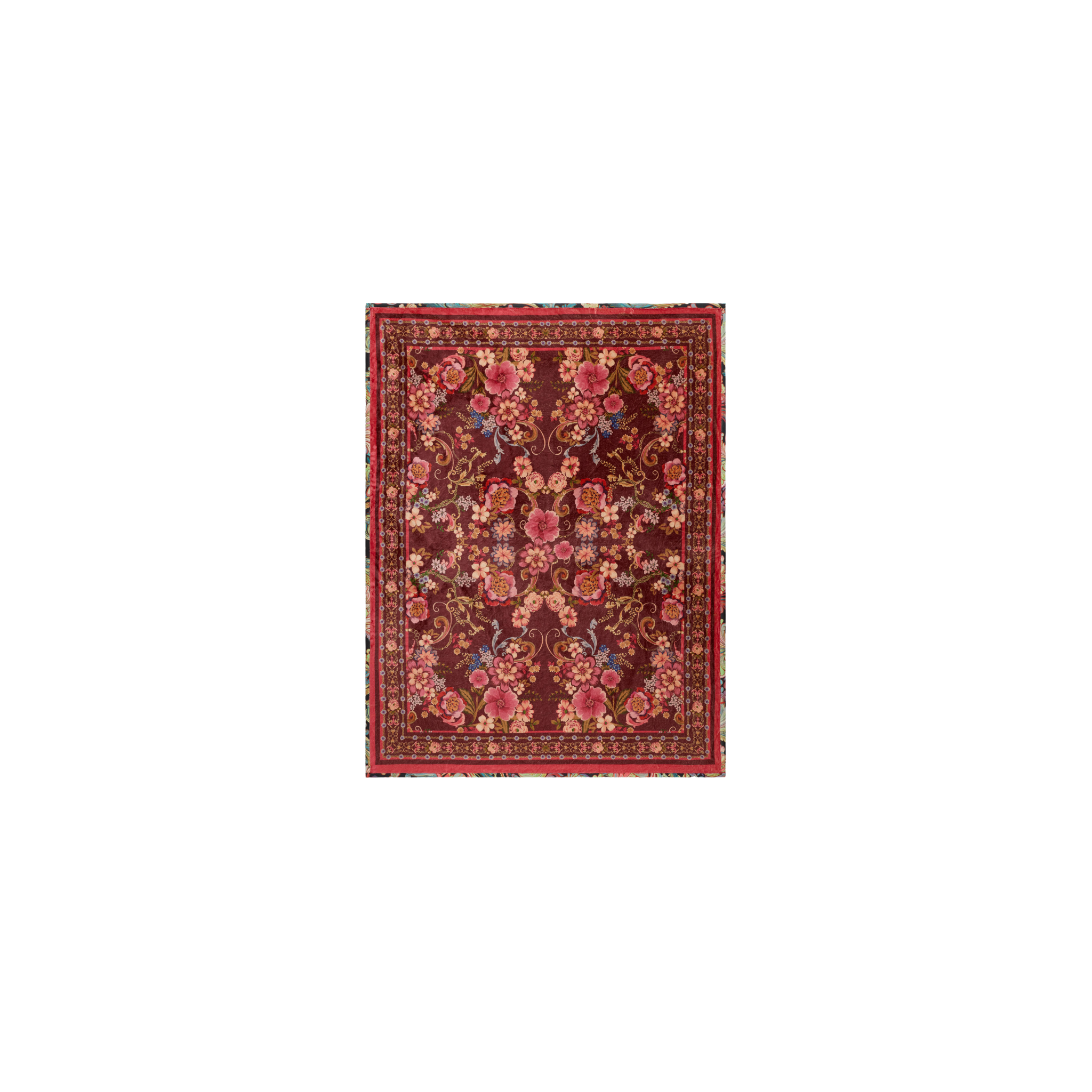 Johnny Was Reversible Travel Blanket -Rolanda