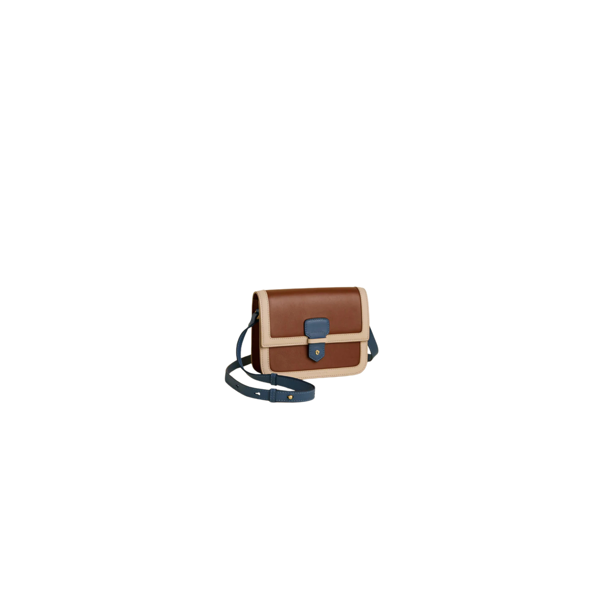 Siren Eloise Crossbody Colorblock Brown/Indigo
