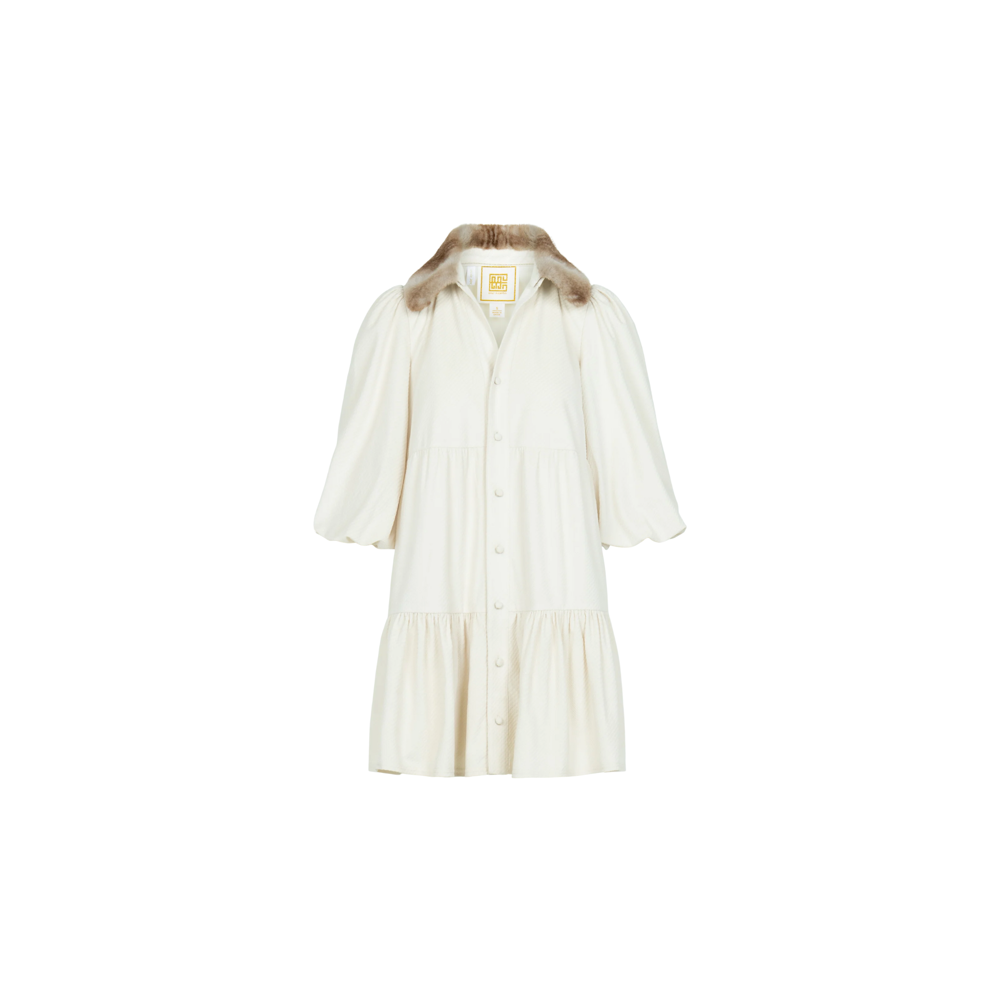 Emily McCarthy Sadie Dress -Winter White