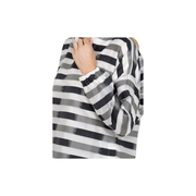 Emily McCarthy Long Sleeve Poppy Top -Truffle Stripe