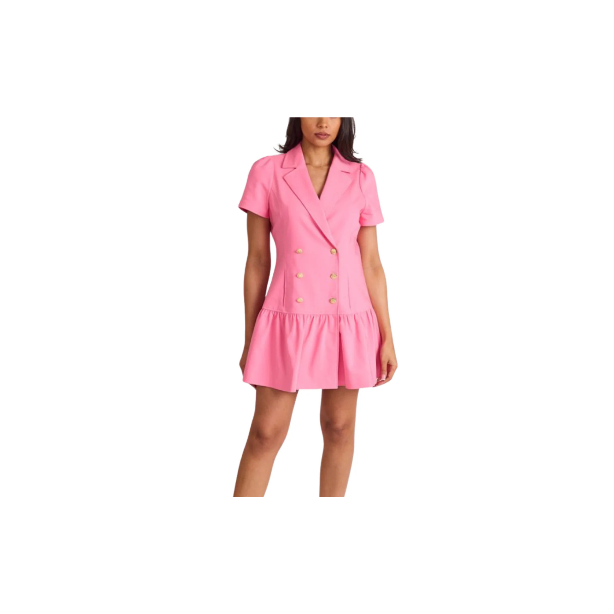 S'Edge Apparel Diana Dress -Pink Punch