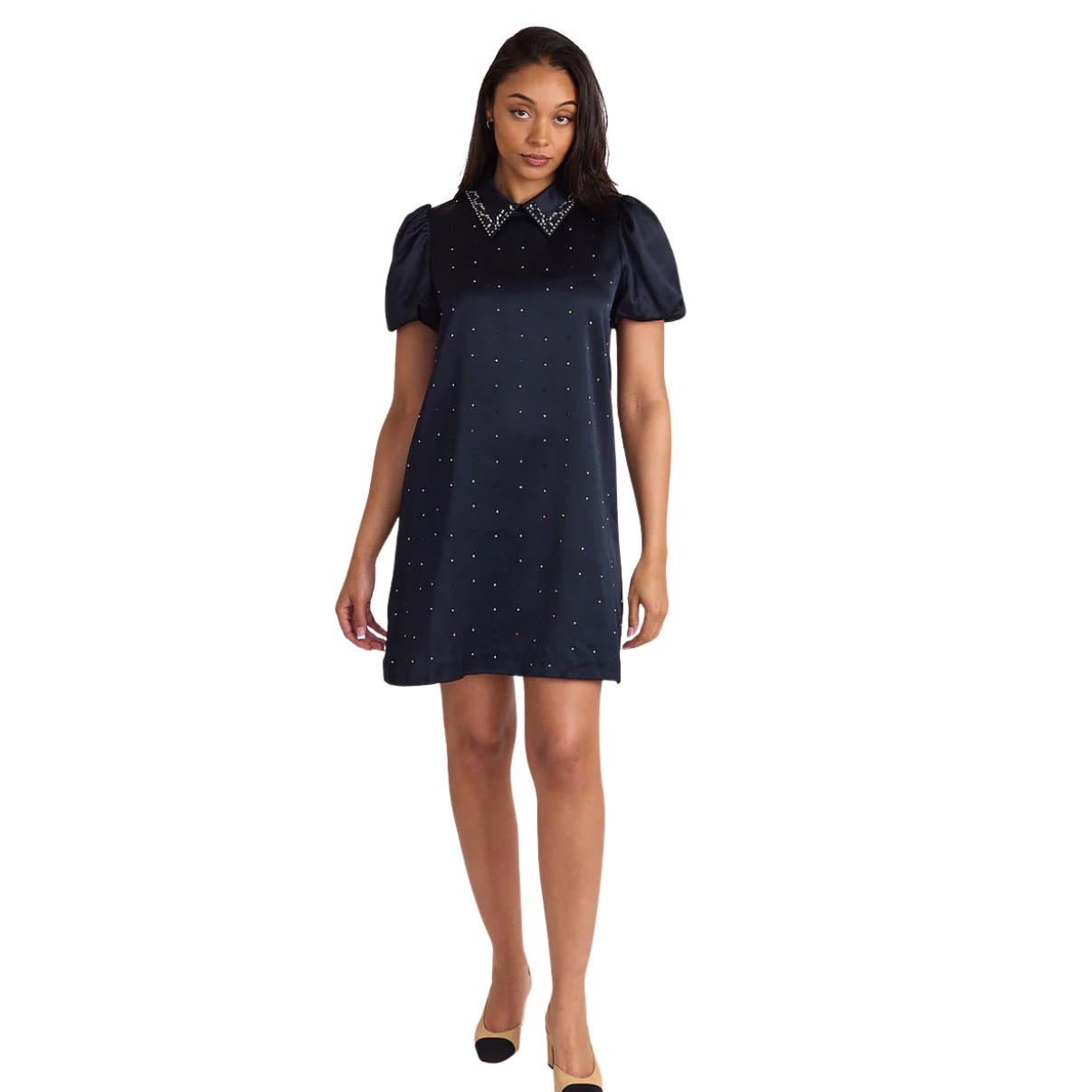 S'Edge Apparel Autumn Dress -Onyx