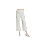 APNY Ponte Cropped Wide Leg Pant w/ Patch Pocket -Champagne