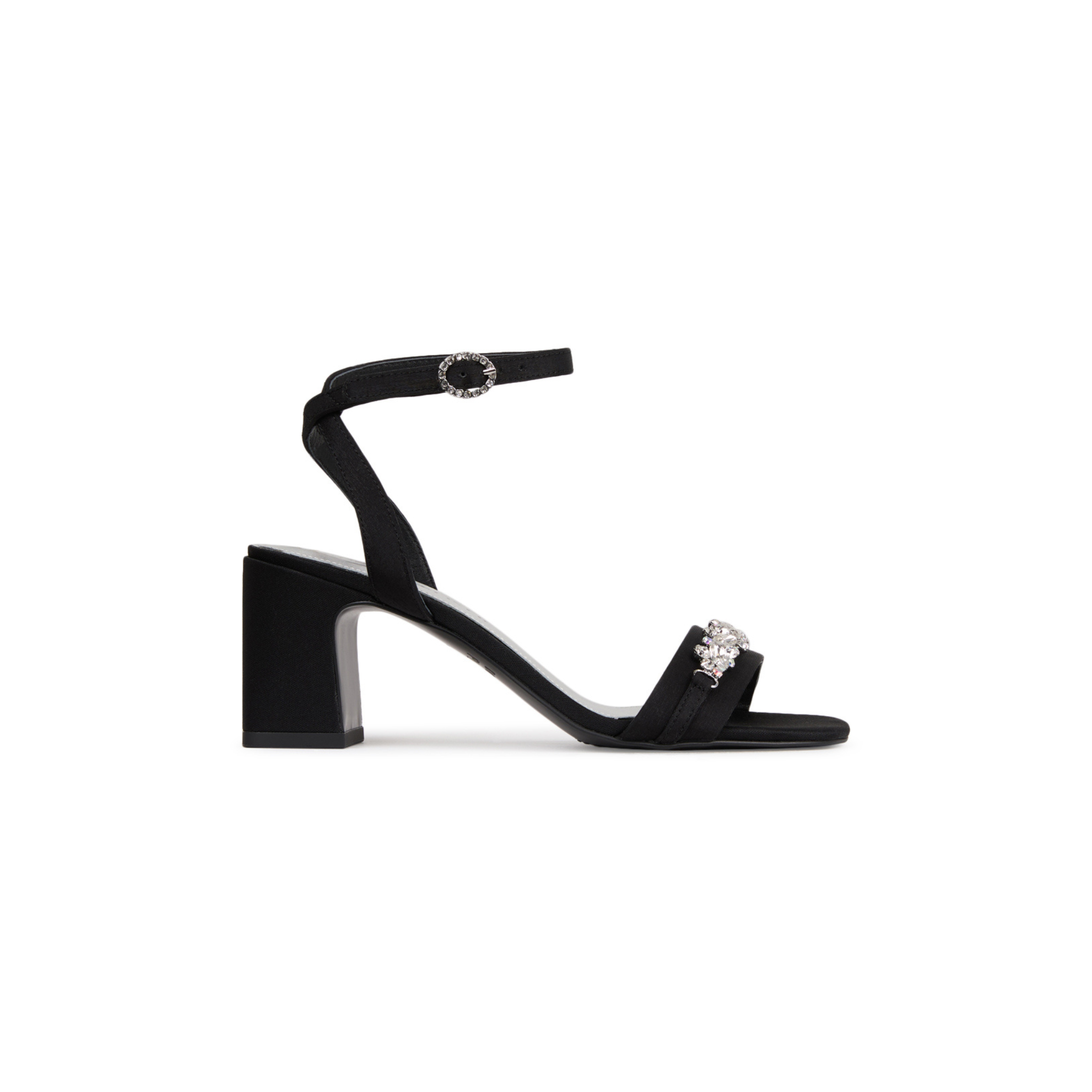 Doyenne Ankle Strap Sandal -Black