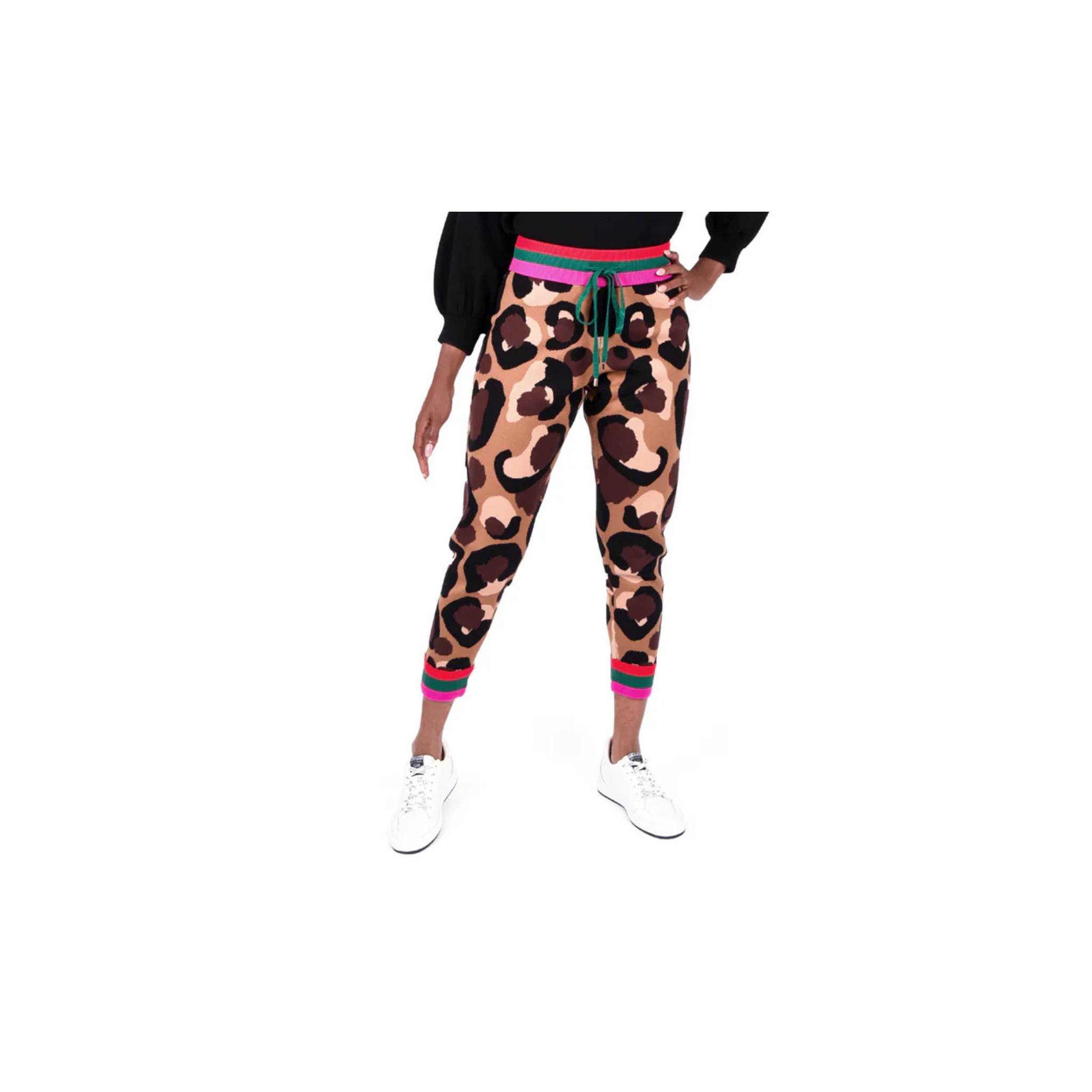 Emily McCarthy Downtown Jogger -Cocoa Spot Cheetah