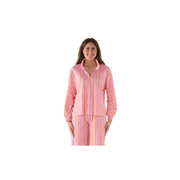 Emily McCarthy Pajama Pant Set -Coral Pink Stripe