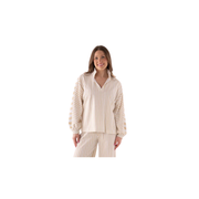 Emily McCarthy Pajama Pant Set -Sand Stripe