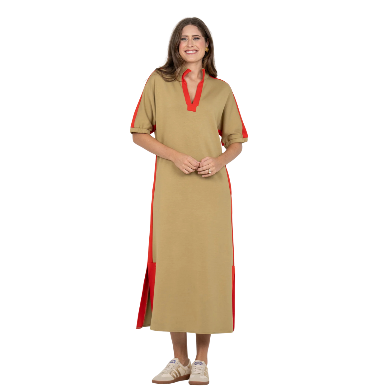 Emily McCarthy Poppy Maxi Dress -Cherry Spice