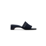 Clodie Sandal -Navy Woven