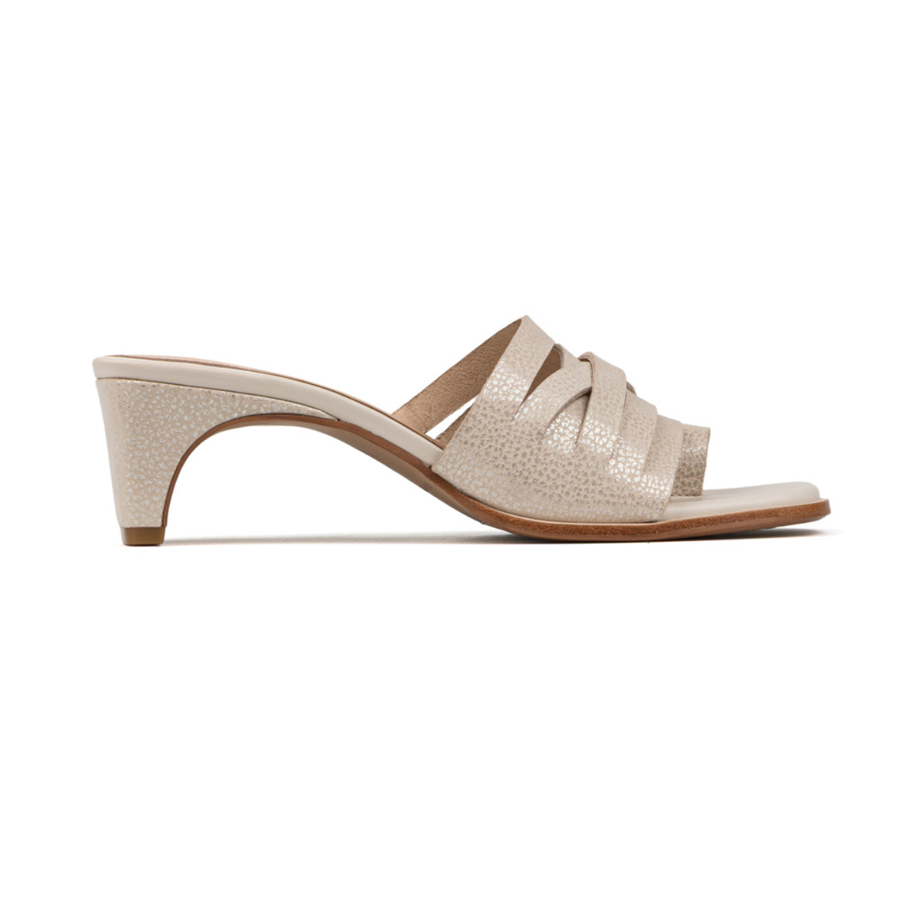 Donald Pliner Dayvit Mid Dress Mule Sandal -Silver