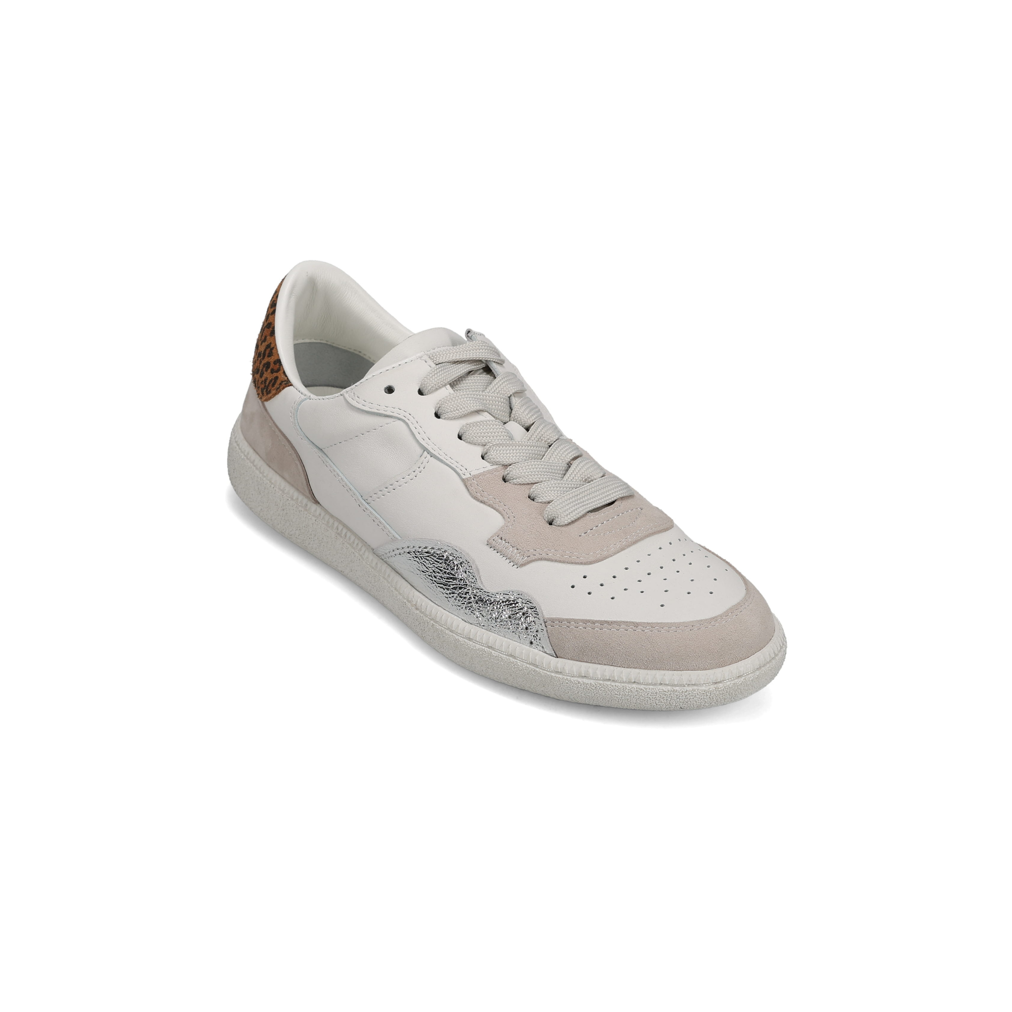 Vaneli Paris Sneaker -White Nappa Perla Suede