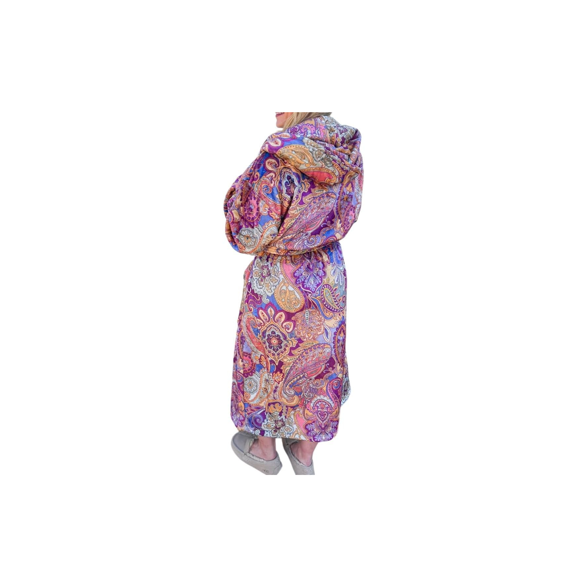 Johnny Was Cozy Robe -Sandalwood Pink