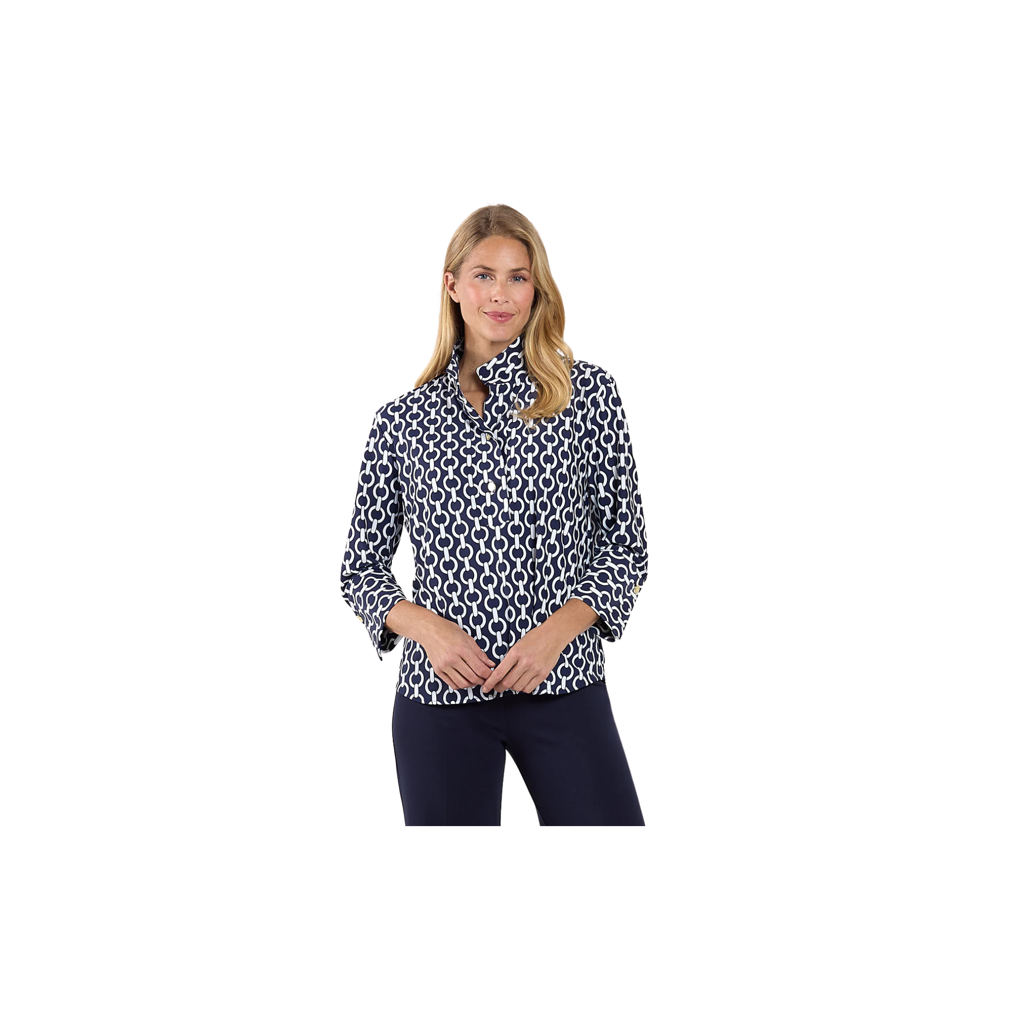 Jude Connally Top -Belinda Chains Navy