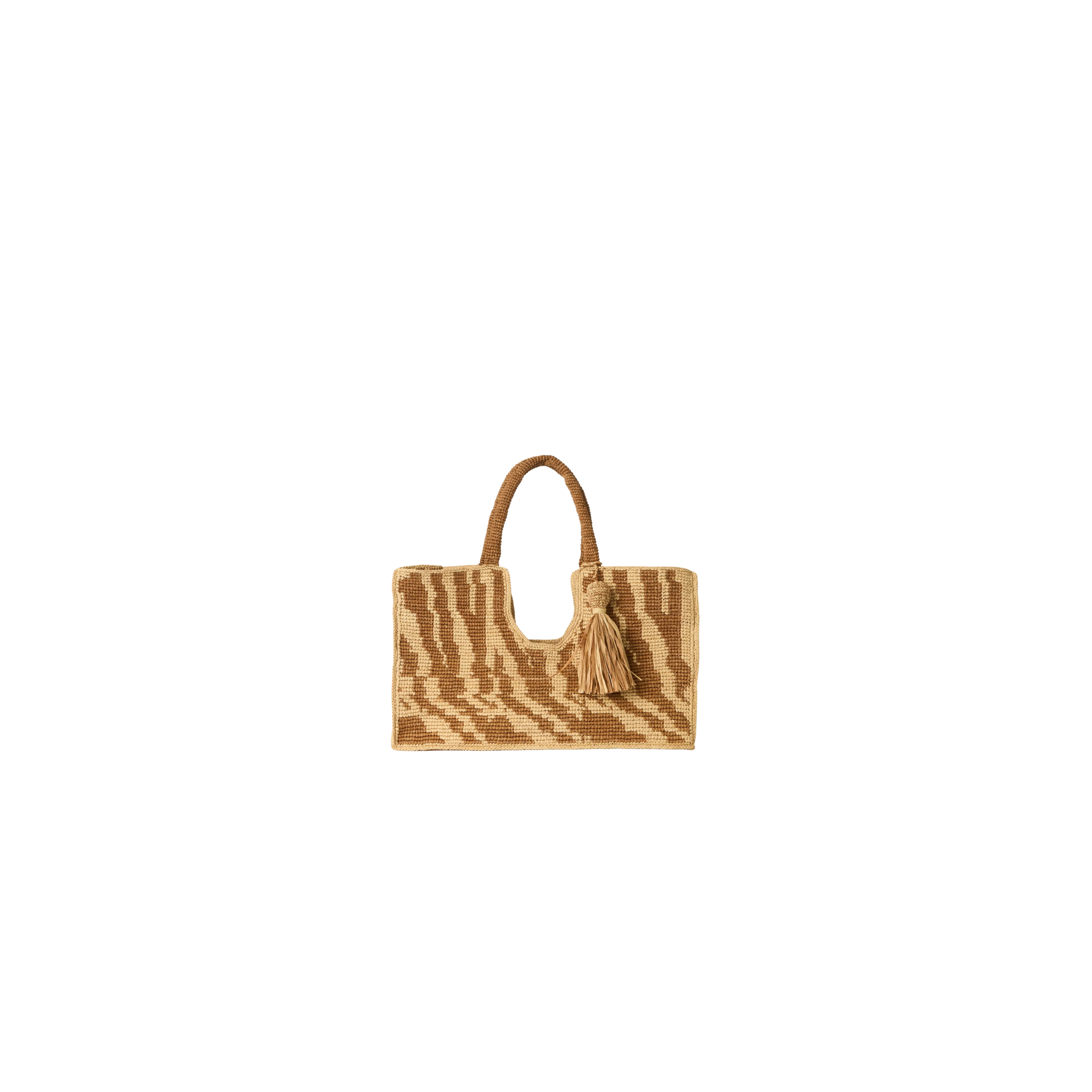 BTB Los Angeles Sahara Tote -Natural/Taupe