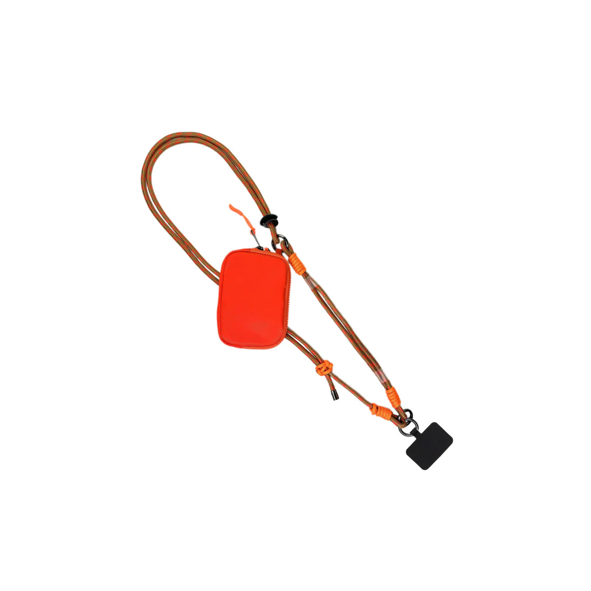 Save the Girls: Active Crossbody w/ RFID Pouch Twin Rope -Brown