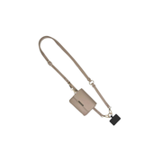 Save the Girls: Clip & Go Crossbody Strap Unique RFID -Taupe