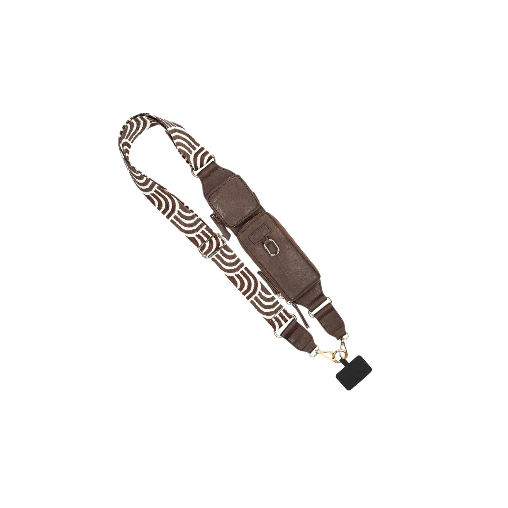 Save the Girls: Zip & Clip RFID Strap -Espresso