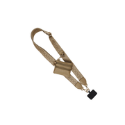 Save the Girls: Clip & Go Strap w/ Zippered Pouch -Classic Camel