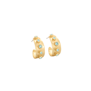 Spartina 449 Estate Petite Hoop Earrings -Blue