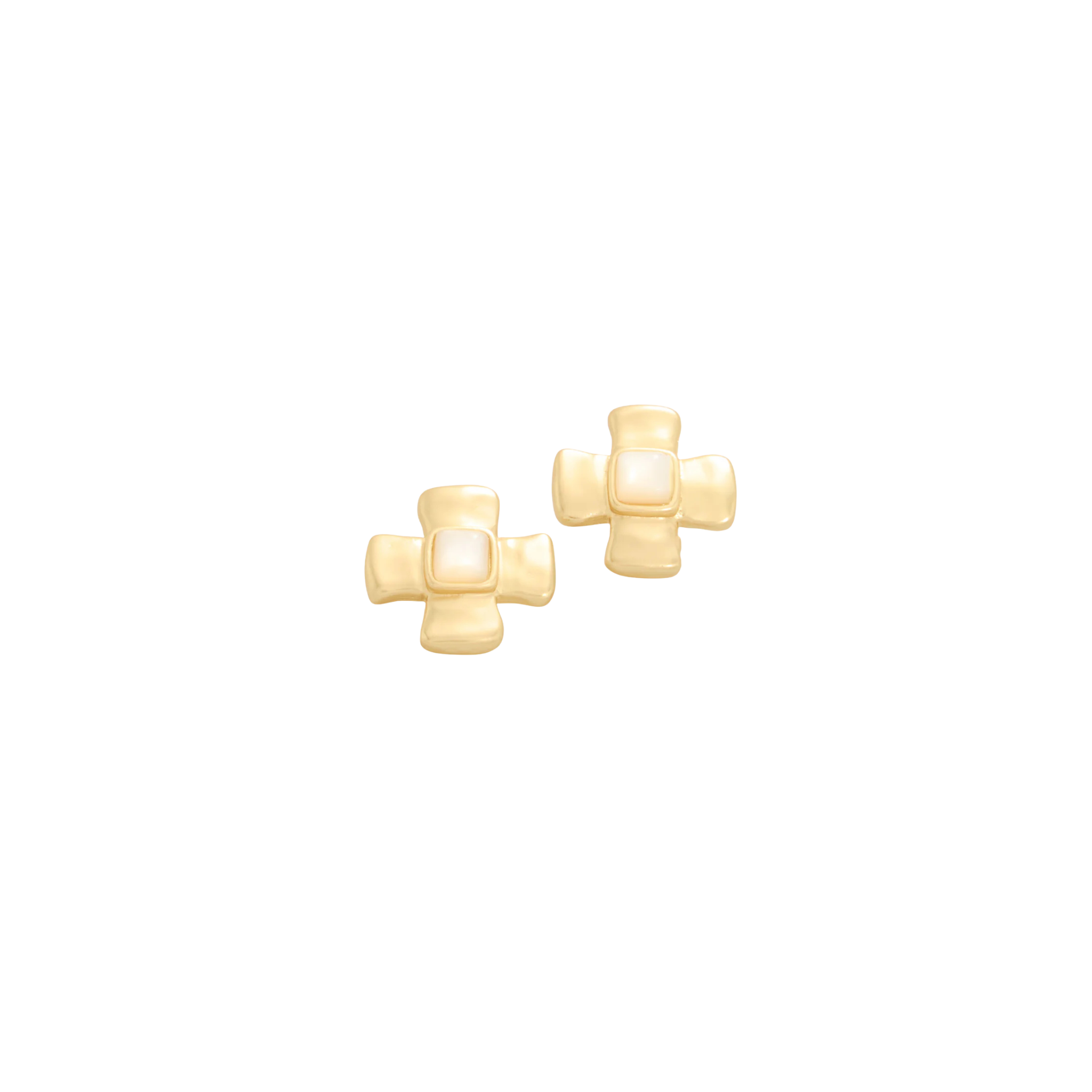 Spartina 449 Affirmation Stud Earrings -Mother-of-Pearl