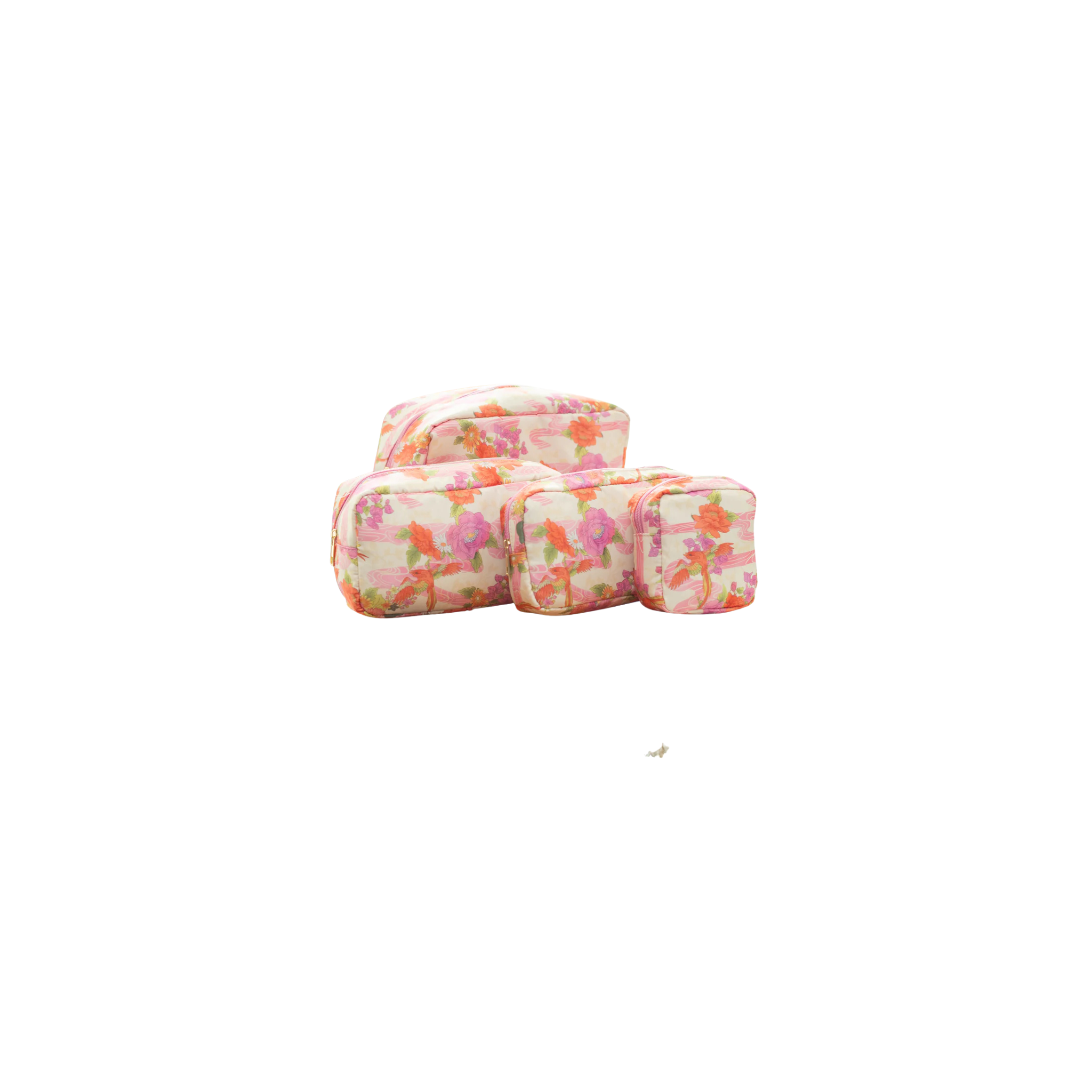Moon Ryder 4 Piece Toiletry Bag -Mandarin Boho