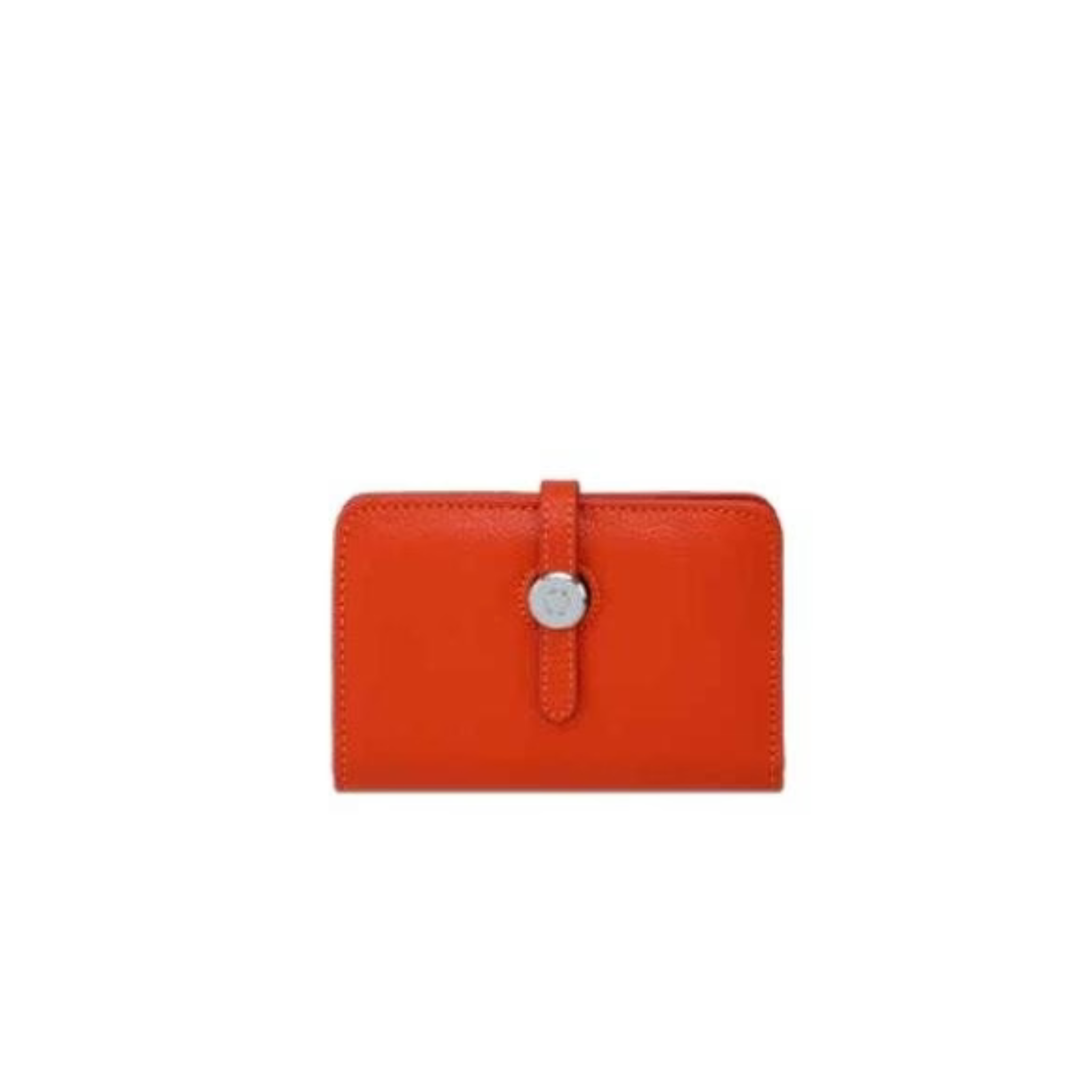 BC Bags Genuine Leather Small Wallet -Orange