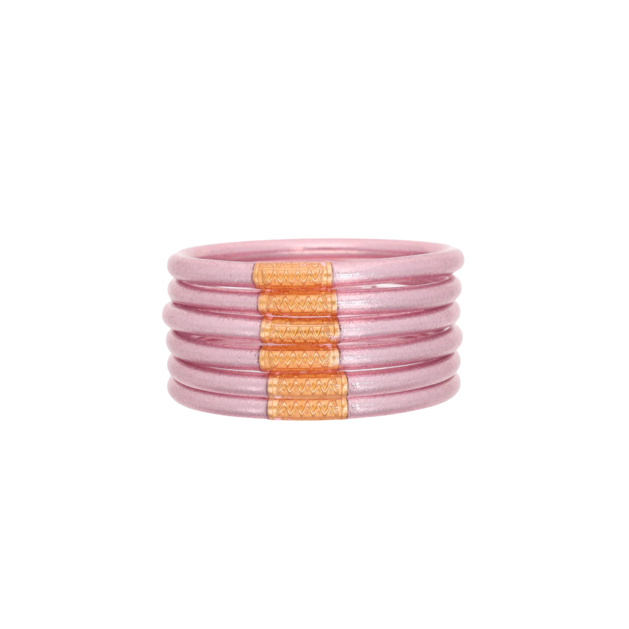 BuDhaGirl Ice Rose All Weather Bangles (Set of 6) Medium
