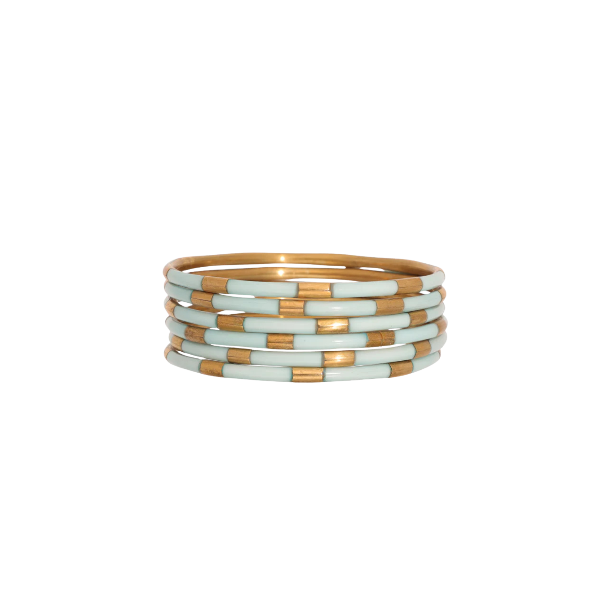 BuDhaGirl Mint Veda Bangles (Set of 6)