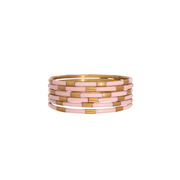 BuDhaGirl Ice Rose Veda Bangles (Set of 6)