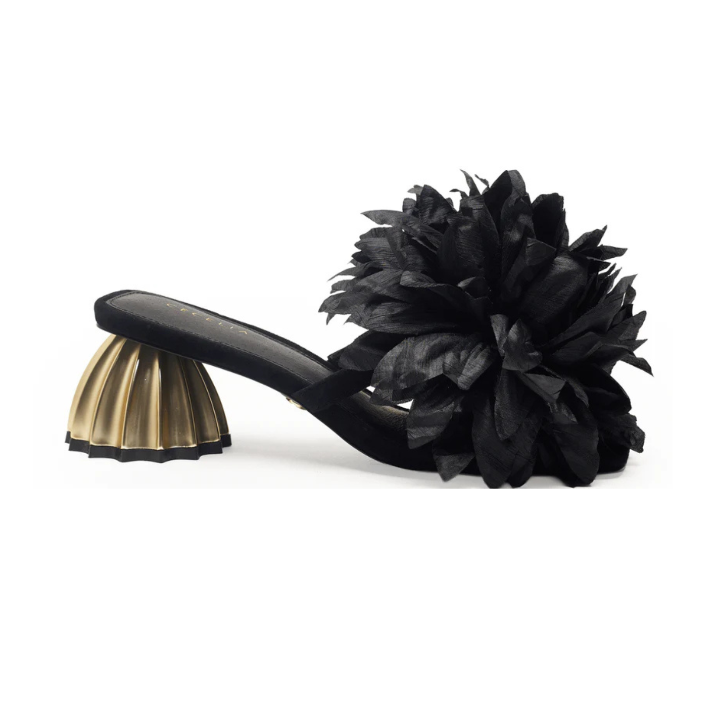 Cecelia NY Dahlia Heel Sandal -Black