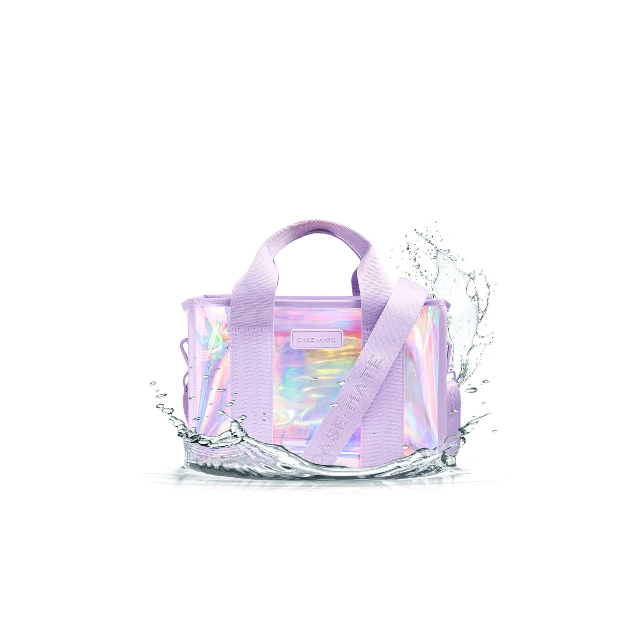 Case Mate Soap Bubble Jelly Tote Bag Medium Crossbody -Iridescent