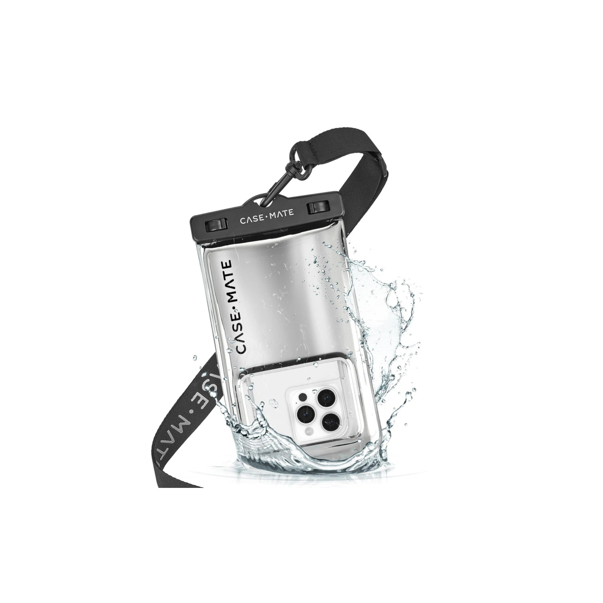 Case Mate Waterproof Floating Pouch -Silver Chrome
